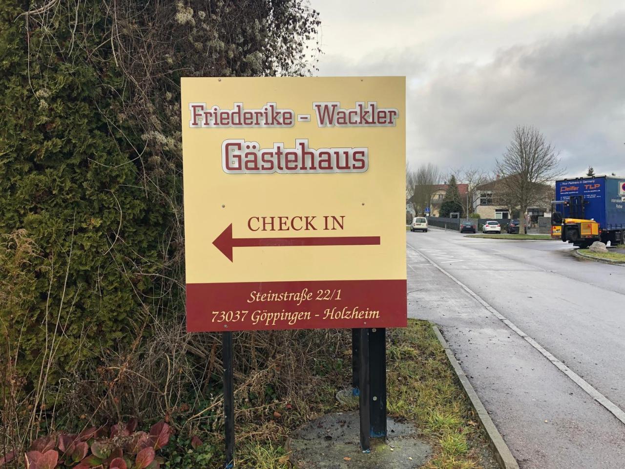 Friederike Wackler Gaestehaus Göppingen Extérieur photo